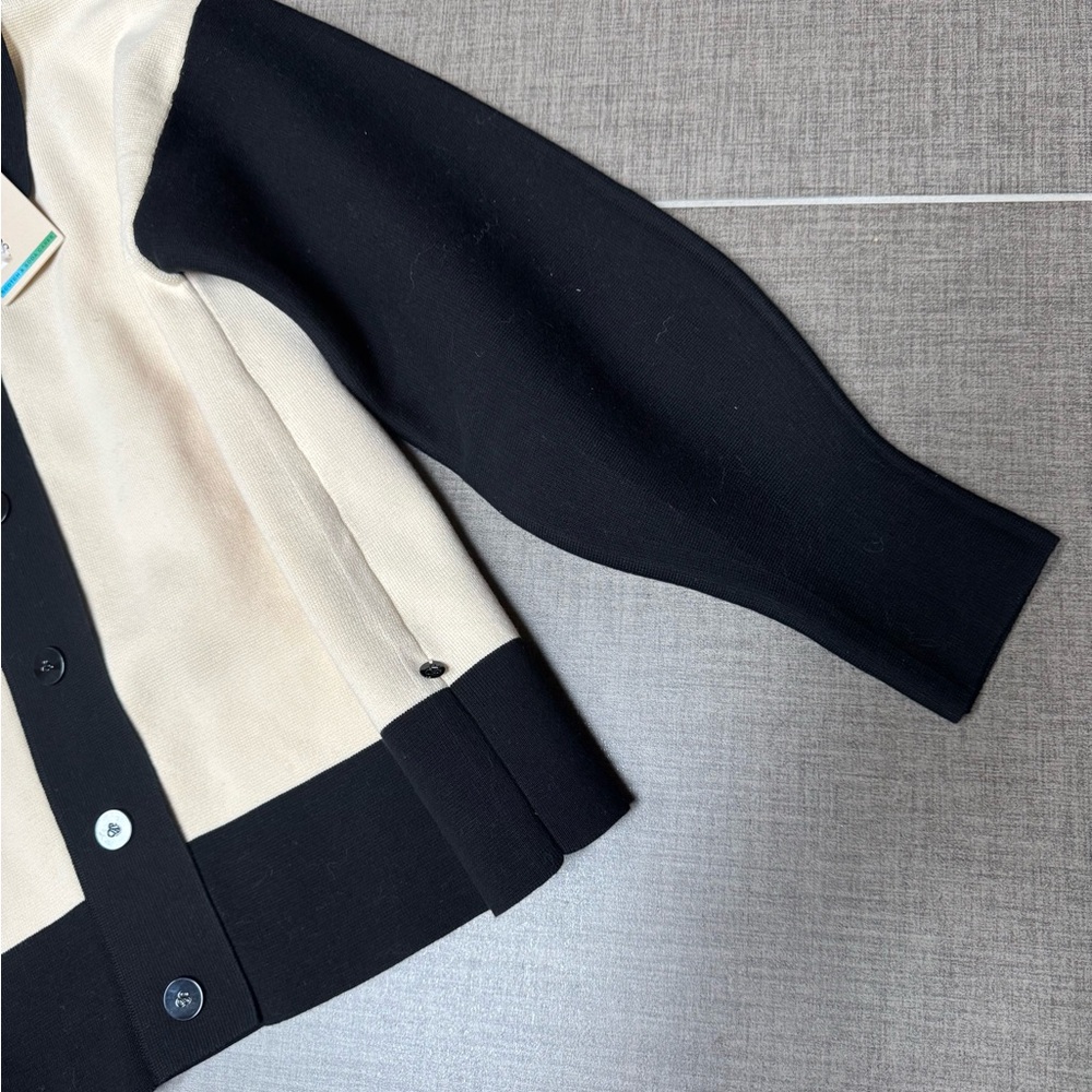 Scotch & Soda Black and Cream Cardigan - Picture 3 of 14